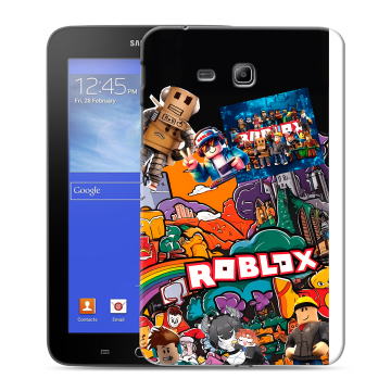 Силиконовый чехол на Samsung GALAXY Tab 3 Lite с принтом Roblox Роблокс Силиконовый чехол на Samsung GALAXY Tab 3 Lite с принтом Roblox Роблокс