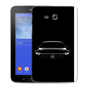 Силиконовый чехол на Samsung GALAXY Tab 3 Lite с принтом Mercedes Мерседес Силиконовый чехол на Samsung GALAXY Tab 3 Lite с принтом Mercedes Мерседес