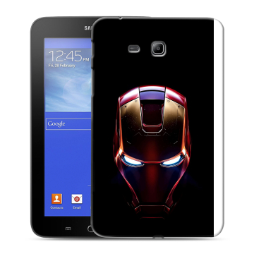 Силиконовый чехол на Samsung GALAXY Tab 3 Lite с принтом IronMan Железный человек Силиконовый чехол на Samsung GALAXY Tab 3 Lite с принтом IronMan Железный человек