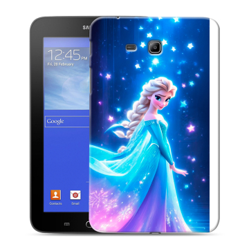 Силиконовый чехол на Samsung GALAXY Tab 3 Lite с принтом Холодное сердце Frozen Силиконовый чехол на Samsung GALAXY Tab 3 Lite с принтом Холодное сердце Frozen