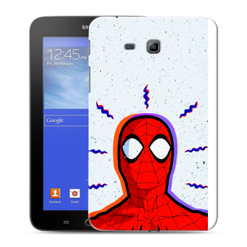 Силиконовый чехол на Samsung GALAXY Tab 3 Lite с принтом Spiderman Человек паук Силиконовый чехол на Samsung GALAXY Tab 3 Lite с принтом Spiderman Человек паук