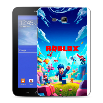 Силиконовый чехол на Samsung GALAXY Tab 3 Lite с принтом Roblox Роблокс Силиконовый чехол на Samsung GALAXY Tab 3 Lite с принтом Roblox Роблокс