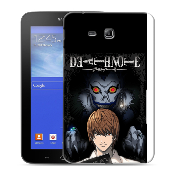 Силиконовый чехол на Samsung GALAXY Tab 3 Lite с принтом Death note Тетрадь смерти Силиконовый чехол на Samsung GALAXY Tab 3 Lite с принтом Death note Тетрадь смерти