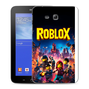 Силиконовый чехол на Samsung GALAXY Tab 3 Lite с принтом Roblox Роблокс Силиконовый чехол на Samsung GALAXY Tab 3 Lite с принтом Roblox Роблокс