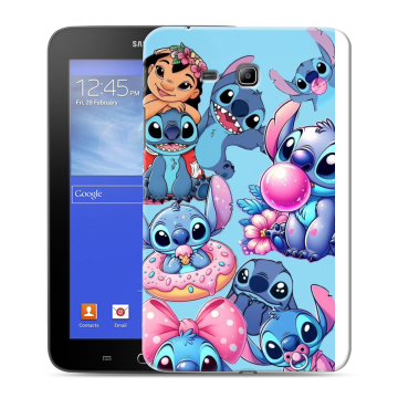 Силиконовый чехол на Samsung GALAXY Tab 3 Lite с принтом Лило и Стич