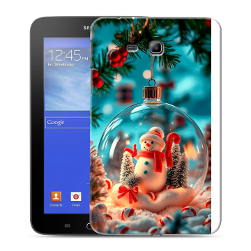 Силиконовый чехол на Samsung GALAXY Tab 3 Lite с принтом Новый год