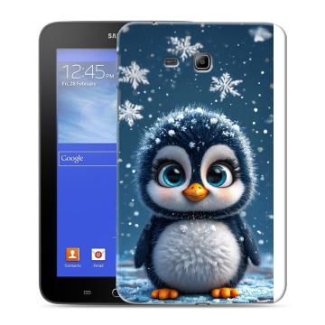 Силиконовый чехол на Samsung GALAXY Tab 3 Lite с принтом Новый год
