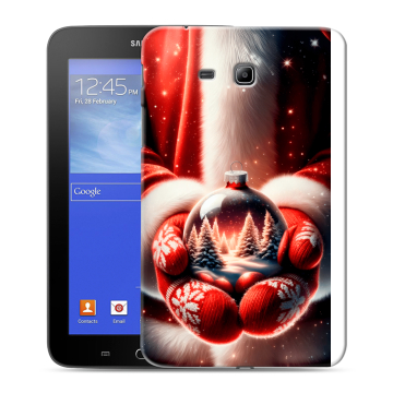 Силиконовый чехол на Samsung GALAXY Tab 3 Lite с принтом Новый год Силиконовый чехол на Samsung GALAXY Tab 3 Lite с принтом Новый год