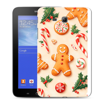Силиконовый чехол на Samsung GALAXY Tab 3 Lite с принтом Новый год Силиконовый чехол на Samsung GALAXY Tab 3 Lite с принтом Новый год
