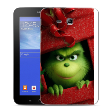 Силиконовый чехол на Samsung GALAXY Tab 3 Lite с принтом Новый год Силиконовый чехол на Samsung GALAXY Tab 3 Lite с принтом Новый год
