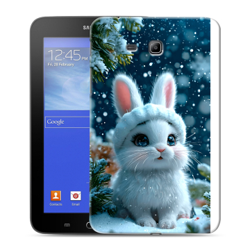 Силиконовый чехол на Samsung GALAXY Tab 3 Lite с принтом Новый год Силиконовый чехол на Samsung GALAXY Tab 3 Lite с принтом Новый год