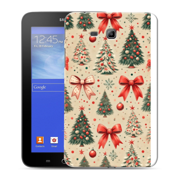 Силиконовый чехол на Samsung GALAXY Tab 3 Lite с принтом Новый год Силиконовый чехол на Samsung GALAXY Tab 3 Lite с принтом Новый год