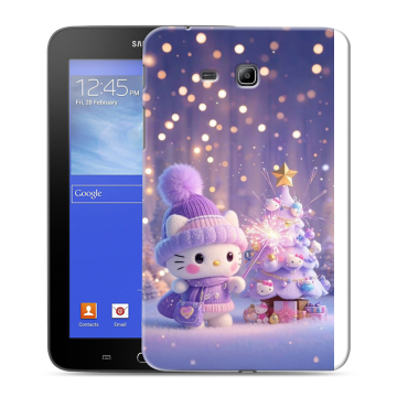 Силиконовый чехол на Samsung GALAXY Tab 3 Lite с принтом Новый год Силиконовый чехол на Samsung GALAXY Tab 3 Lite с принтом Новый год