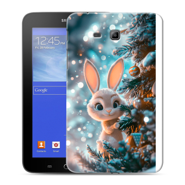 Силиконовый чехол на Samsung GALAXY Tab 3 Lite с принтом Новый год Силиконовый чехол на Samsung GALAXY Tab 3 Lite с принтом Новый год