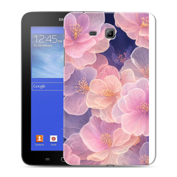 Силиконовый чехол на Samsung GALAXY Tab 3 Lite с принтом женский Силиконовый чехол на Samsung GALAXY Tab 3 Lite с принтом женский
