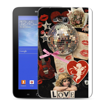 Силиконовый чехол на Samsung GALAXY Tab 3 Lite с принтом для девочек Силиконовый чехол на Samsung GALAXY Tab 3 Lite с принтом для девочек