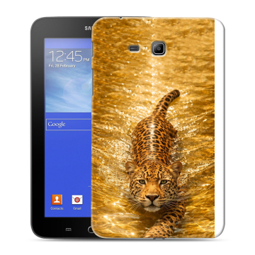 Силиконовый чехол на Samsung GALAXY Tab 3 Lite с принтом женский