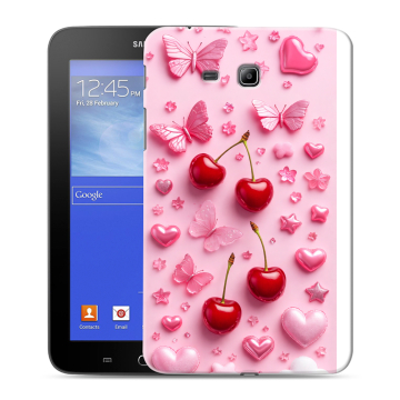 Силиконовый чехол на Samsung GALAXY Tab 3 Lite с принтом для девочек Силиконовый чехол на Samsung GALAXY Tab 3 Lite с принтом для девочек