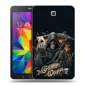 Силиконовый чехол на планшета Samsung GALAXY Tab 4 7.0 с принтом Скелет карты Силиконовый чехол на планшета Samsung GALAXY Tab 4 7.0 с принтом Скелет карты