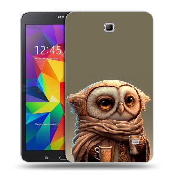 Силиконовый чехол на планшета Samsung GALAXY Tab 4 7.0 с принтом Сова Силиконовый чехол на планшета Samsung GALAXY Tab 4 7.0 с принтом Сова