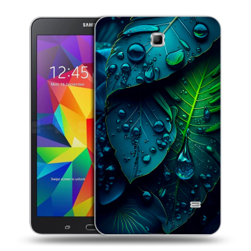Силиконовый чехол на планшета Samsung GALAXY Tab 4 7.0 с принтом Листья Силиконовый чехол на планшета Samsung GALAXY Tab 4 7.0 с принтом Листья