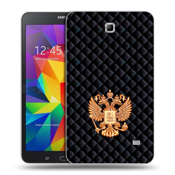 Силиконовый чехол на Samsung GALAXY Tab 4 7.0 с принтом Герб России принт