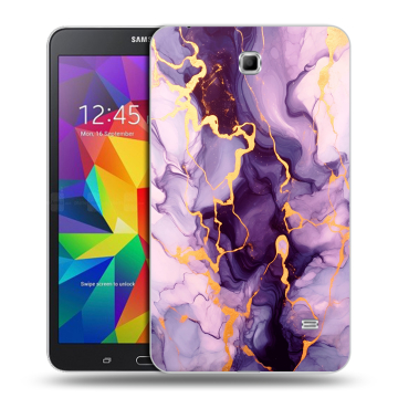 Силиконовый чехол на Samsung GALAXY Tab 4 7.0 с принтом Мрамор
