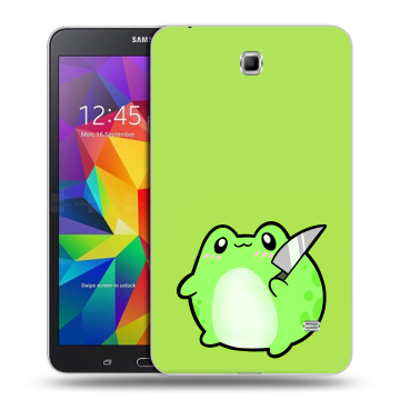 Силиконовый чехол на Samsung GALAXY Tab 4 7.0 с принтом Лягушенок