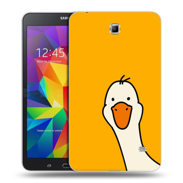 Силиконовый чехол на Samsung GALAXY Tab 4 7.0 с принтом Утка