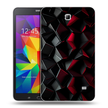 Силиконовый чехол на Samsung GALAXY Tab 4 7.0 с принтом Абстракция