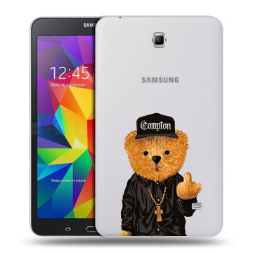 Силиконовый чехол на Samsung GALAXY Tab 4 7.0 с принтом Мишка