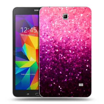 Силиконовый чехол на Samsung GALAXY Tab 4 7.0 с принтом Блестки