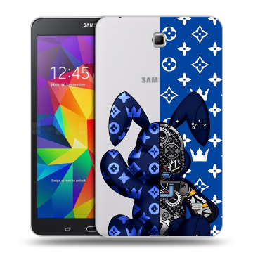 Силиконовый чехол на Samsung GALAXY Tab 4 7.0 с принтом Луи робот
