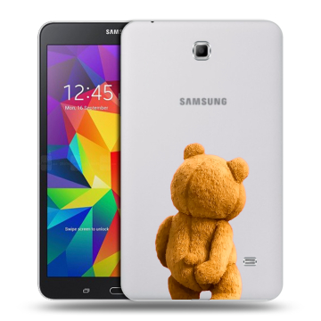 Силиконовый чехол на Samsung GALAXY Tab 4 7.0 с принтом Медведь