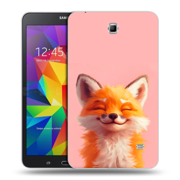 Силиконовый чехол на Samsung GALAXY Tab 4 7.0 с принтом милая лиса