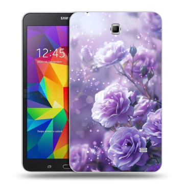 Силиконовый чехол на Samsung GALAXY Tab 4 7.0 с принтом Розы цветы