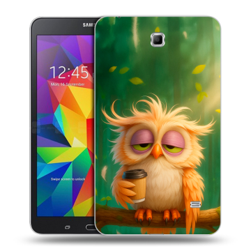 Силиконовый чехол на Samsung GALAXY Tab 4 7.0 с принтом сова