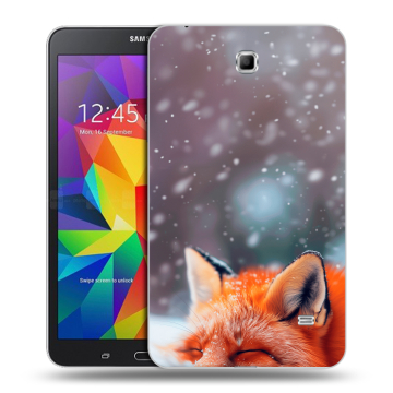 Силиконовый чехол на Samsung GALAXY Tab 4 7.0 с принтом лиса