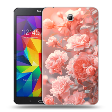 Силиконовый чехол на Samsung GALAXY Tab 4 7.0 с принтом Розы цветы