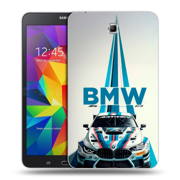 Силиконовый чехол на Samsung GALAXY Tab 4 7.0 с принтом БМВ BMW