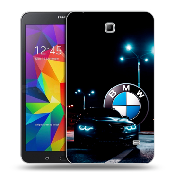 Силиконовый чехол на Samsung GALAXY Tab 4 7.0 с принтом БМВ BMW