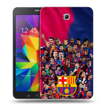 Силиконовый чехол на Samsung GALAXY Tab 4 7.0 с принтом Барселона Barcelona Силиконовый чехол на Samsung GALAXY Tab 4 7.0 с принтом Барселона Barcelona