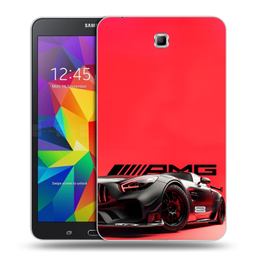 Силиконовый чехол на Samsung GALAXY Tab 4 7.0 с принтом Мерседес Mercedes AMG Силиконовый чехол на Samsung GALAXY Tab 4 7.0 с принтом Мерседес Mercedes AMG