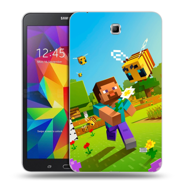 Силиконовый чехол на Samsung GALAXY Tab 4 7.0 с принтом Майнкрафт Minecraft Силиконовый чехол на Samsung GALAXY Tab 4 7.0 с принтом Майнкрафт Minecraft