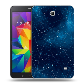 Силиконовый чехол на Samsung GALAXY Tab 4 7.0 с принтом Космос звезды Силиконовый чехол на Samsung GALAXY Tab 4 7.0 с принтом Космос звезды