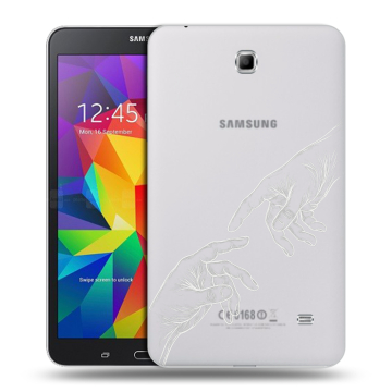 Силиконовый чехол на Samsung GALAXY Tab 4 7.0 с принтом Сотворение мира Силиконовый чехол на Samsung GALAXY Tab 4 7.0 с принтом Сотворение мира