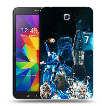 Силиконовый чехол на Samsung GALAXY Tab 4 7.0 с принтом Реал Роналдо