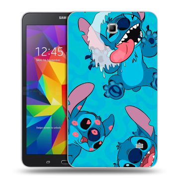 Силиконовый чехол на Samsung GALAXY Tab 4 7.0 с принтом Лило и Стич Силиконовый чехол на Samsung GALAXY Tab 4 7.0 с принтом Лило и Стич