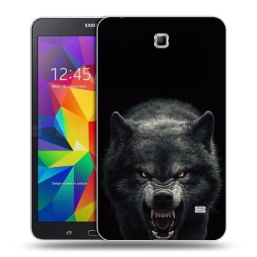 Силиконовый чехол на Samsung GALAXY Tab 4 7.0 с принтом Волк