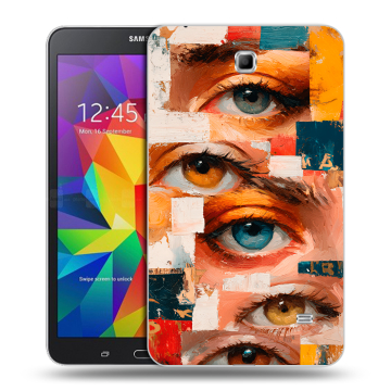 Силиконовый чехол на Samsung GALAXY Tab 4 7.0 с принтом Модный принт Силиконовый чехол на Samsung GALAXY Tab 4 7.0 с принтом Модный принт